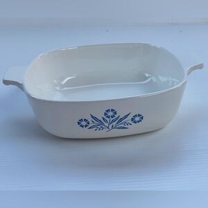 Vintage Corning Ware Blue Cornflower P-1-B 1 Qt Square Casserole – No Lid